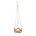 Plant Hanger made with Vegan Leather and Rope