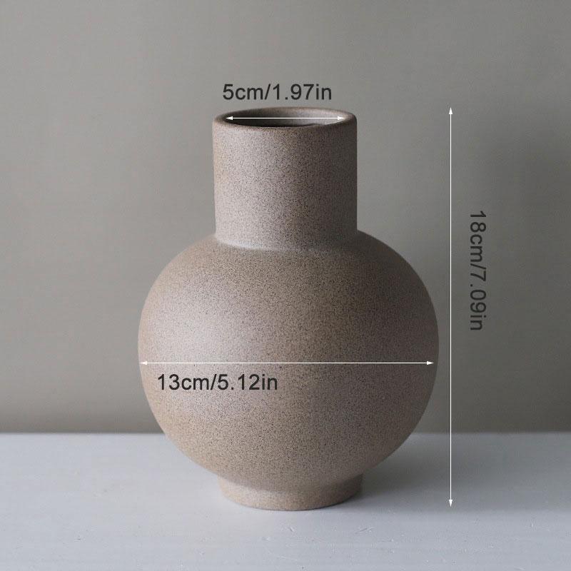 Allison Clay Pottery Vases Clay Round Vase