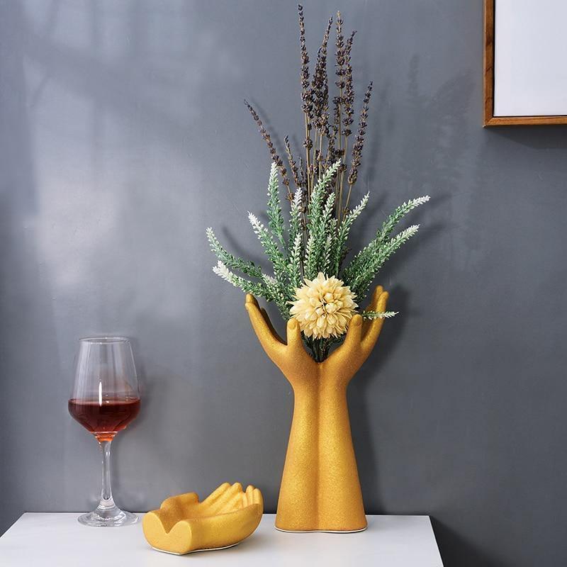 PolishedPoise™ Centerpiece Vase Gold