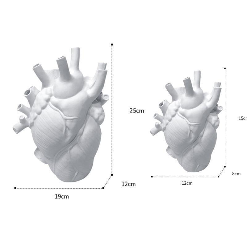 Heart-Shaped Ceramic Vase