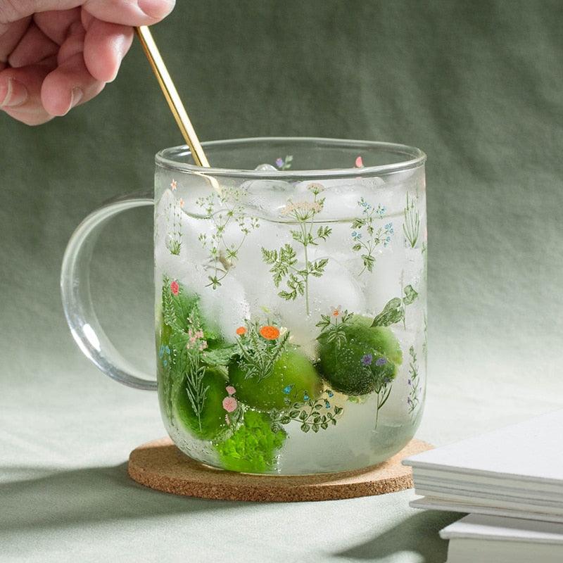 Botanica Glass Tall Mug