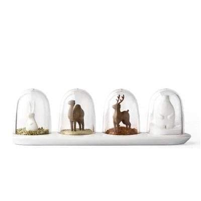 Quartet of Seasonal Spice Dispensers