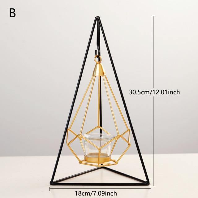 Aetheria Lantern - Iron Candle Holder