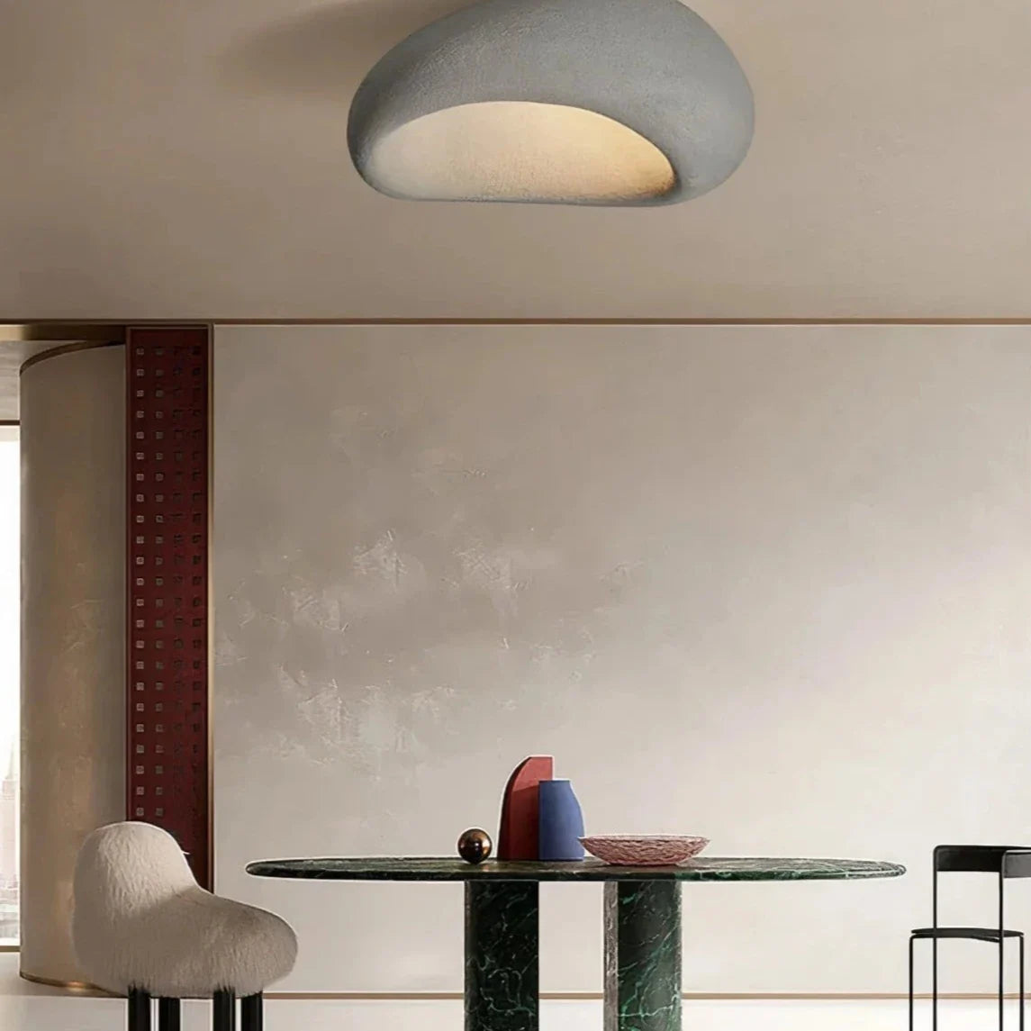 Wabi Sabi Ceiling Light Smooth Grey