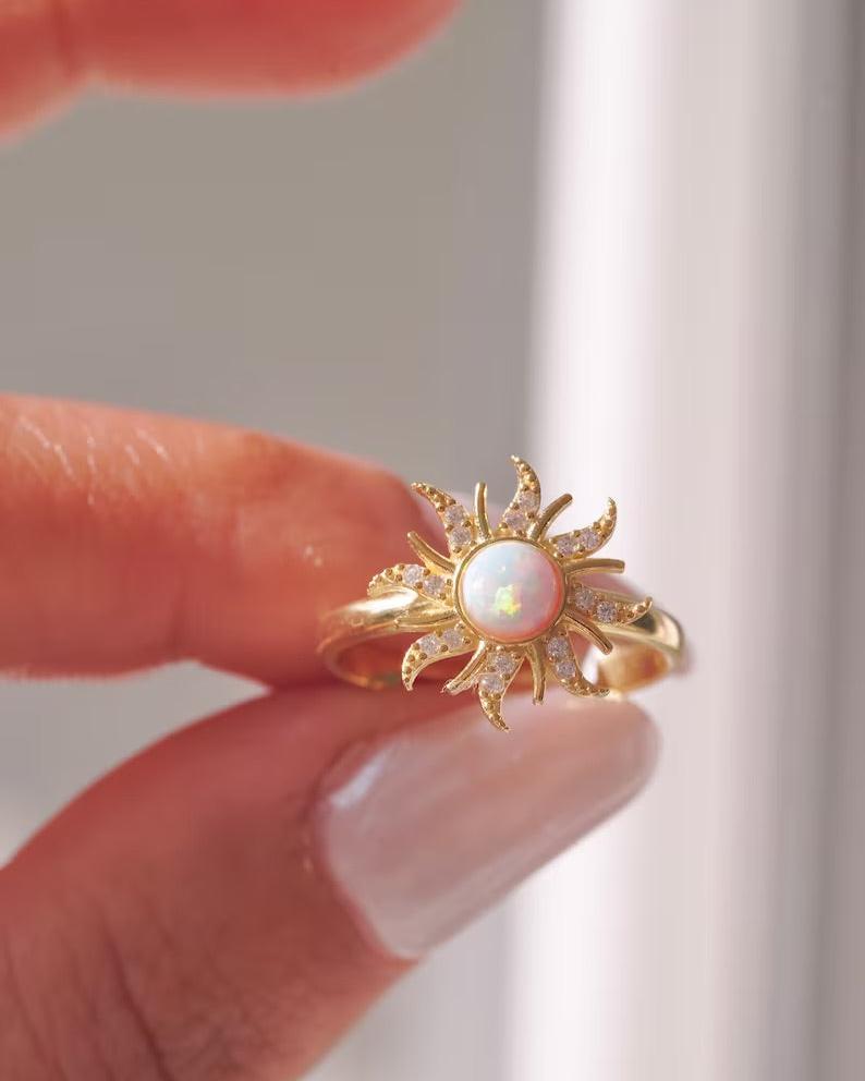 Opal Sun Jewelry Set