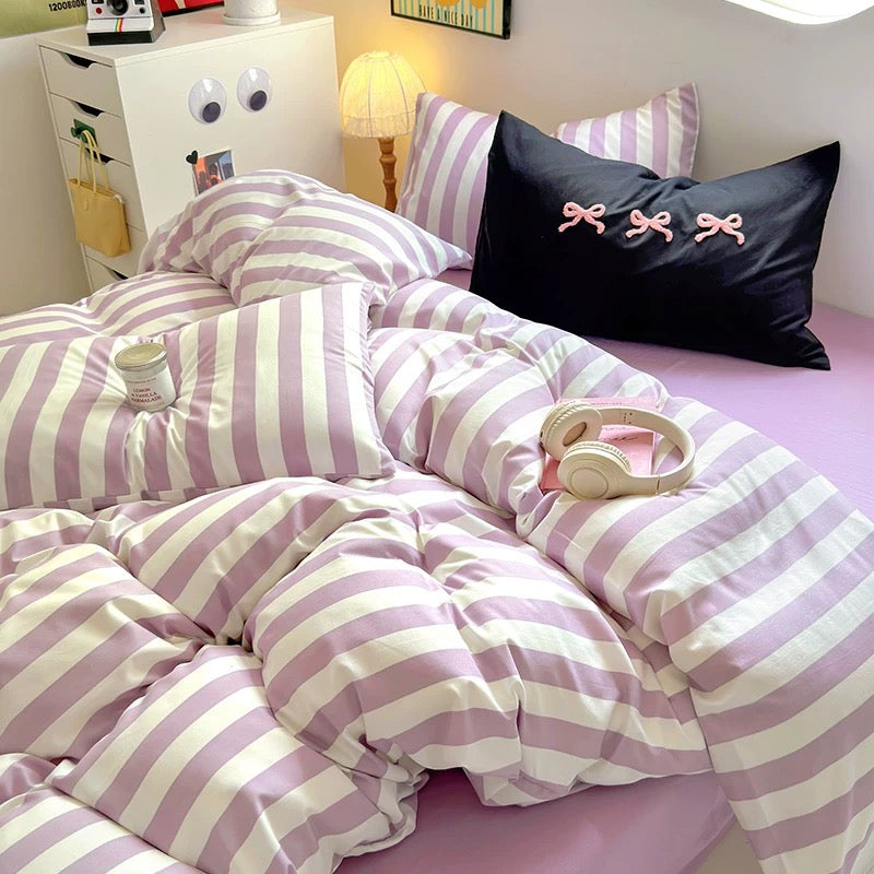 Brown Polka Dot Bedding Set