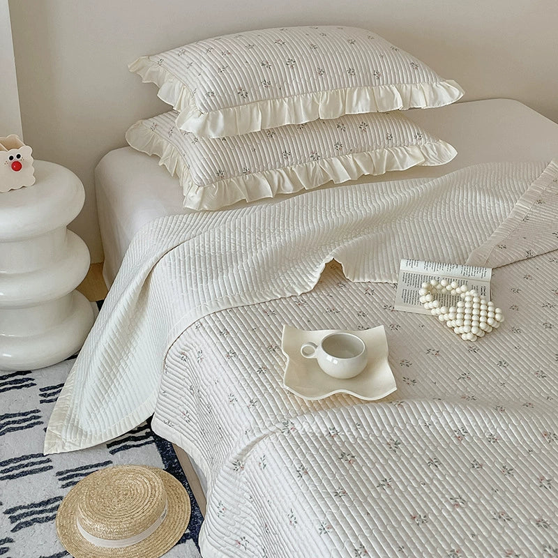 Tencel 3-Piece Quilt Set – Lightweight & Breathable Beige