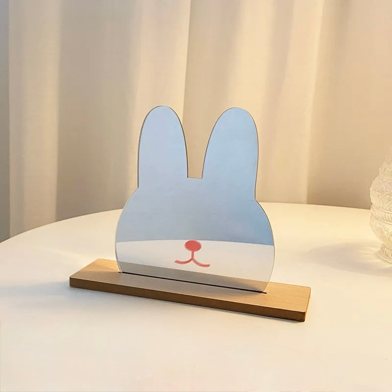 Whimsical Resin Desk Mirror