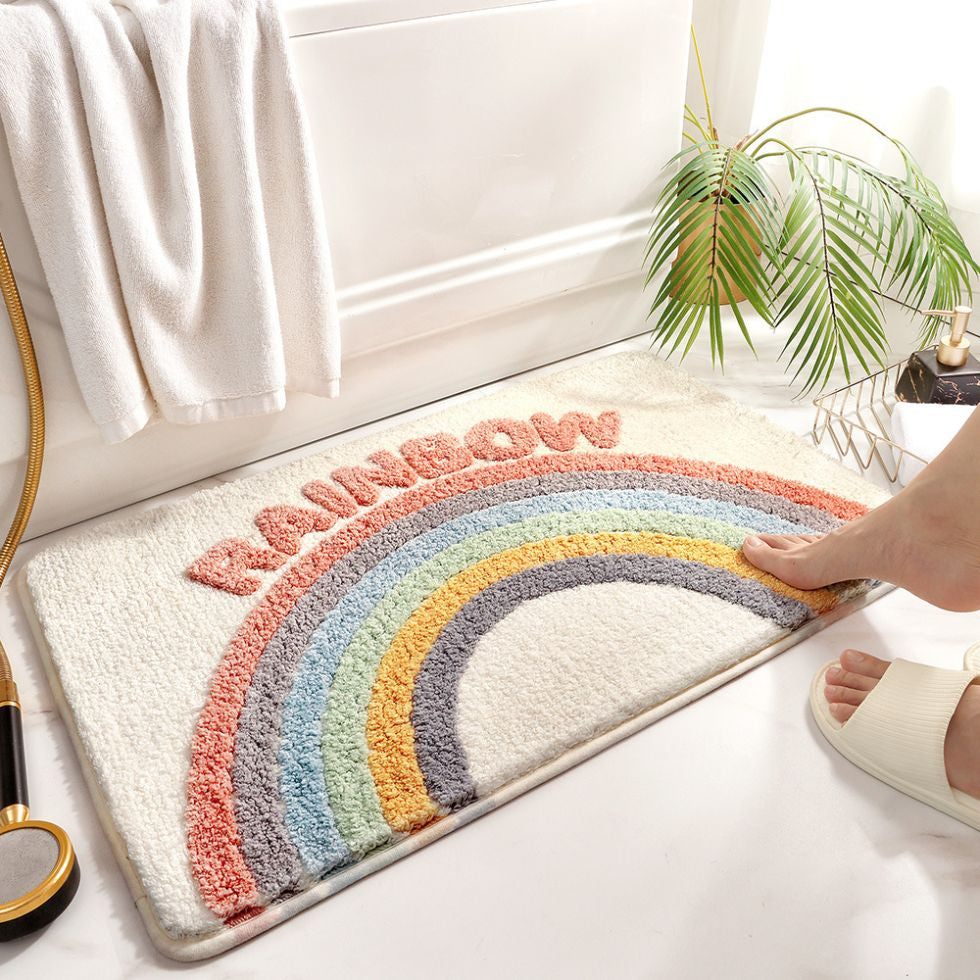Colorful Bath Mats - Absorbent & Plush