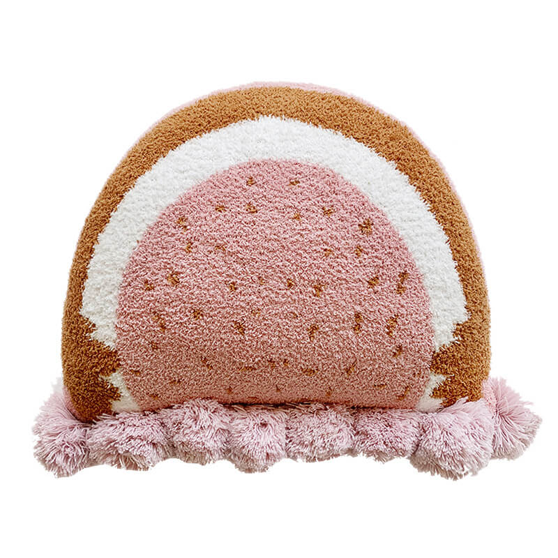 Rainbow Decorative Pillow Pink