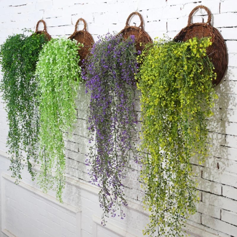 Rattan Hanging Wall Planter