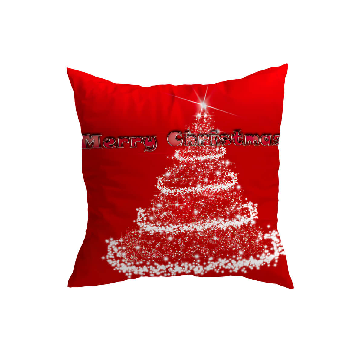 Red Christmas Cushion Covers Fraser Fir