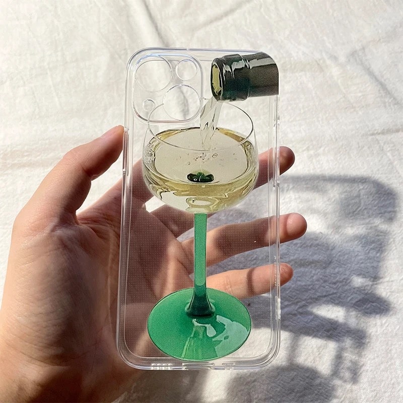 Red Wine iPhone Case White Wine