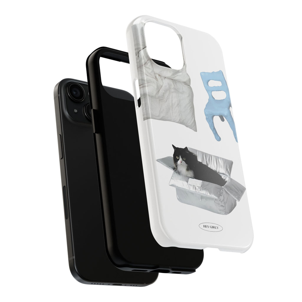 Minimalist Cat iPhone Case
