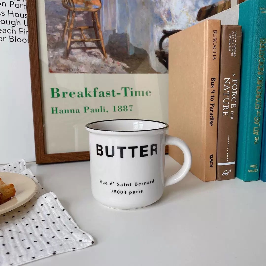 Retro Typography Ceramic Mug