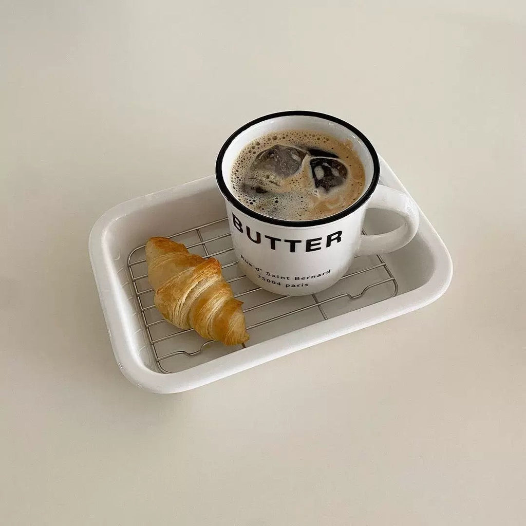 Retro Typography Ceramic Mug