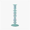 Groovy Glass Taper Candle Holders