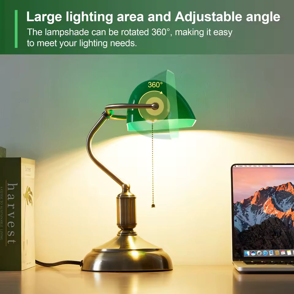 Bauhaus Green Table Lamp
