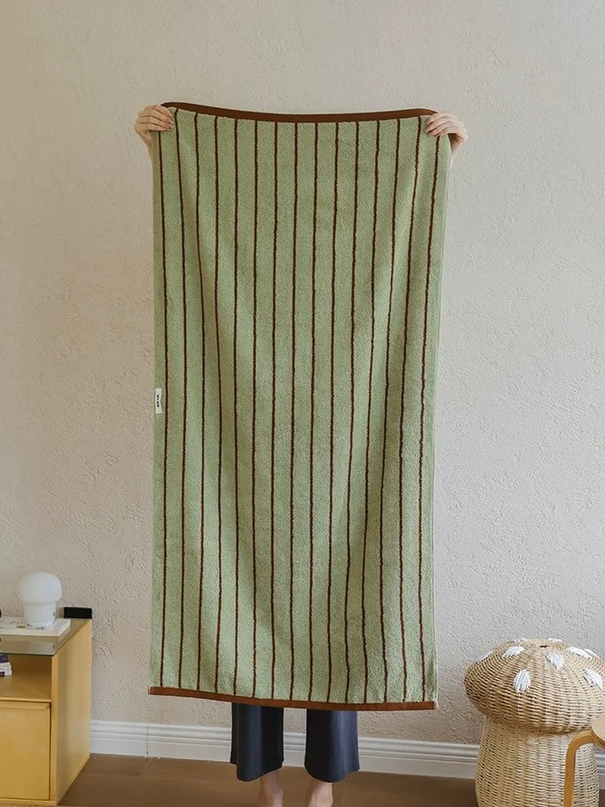 Striped Bath & Hand Towel