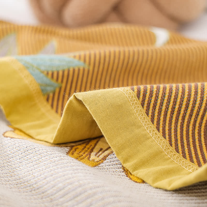 Sunflower Cotton Blanket