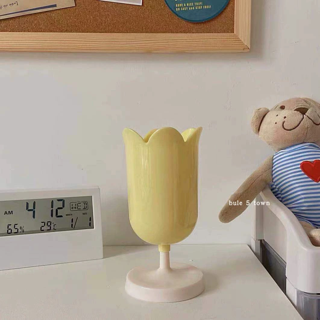 Tulip Pen Holder Yellow