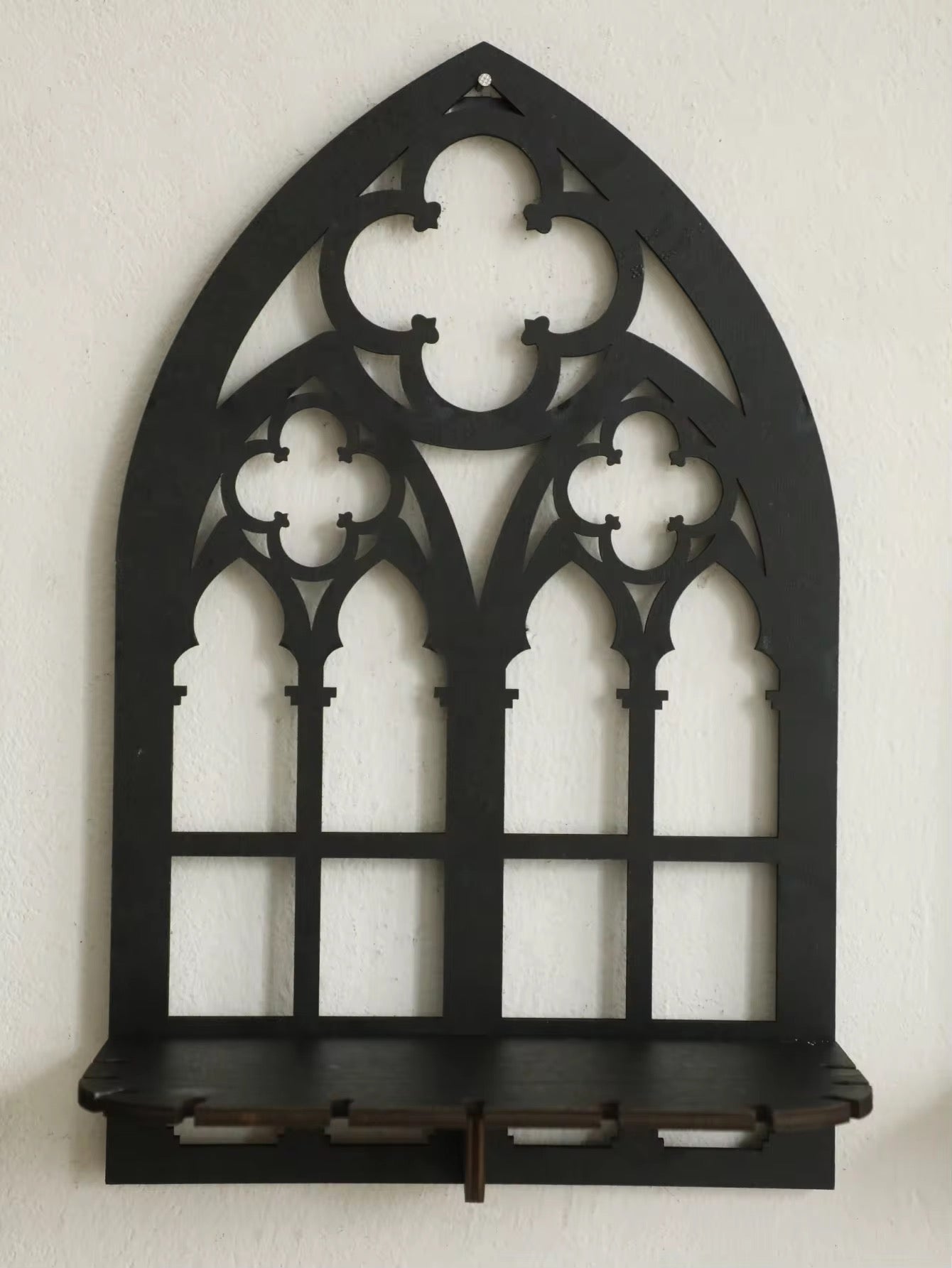 Gothic Wooden Arch Shelf