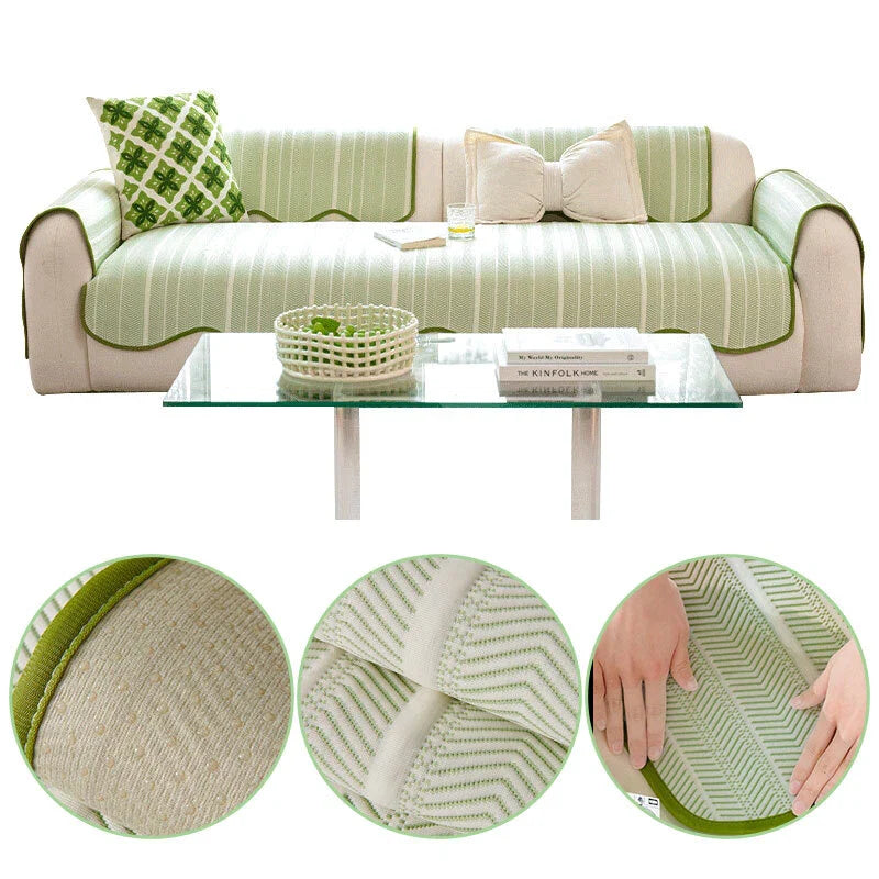Herringbone Textured Sofa / Couch Cover