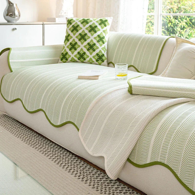 Herringbone Textured Sofa / Couch Cover