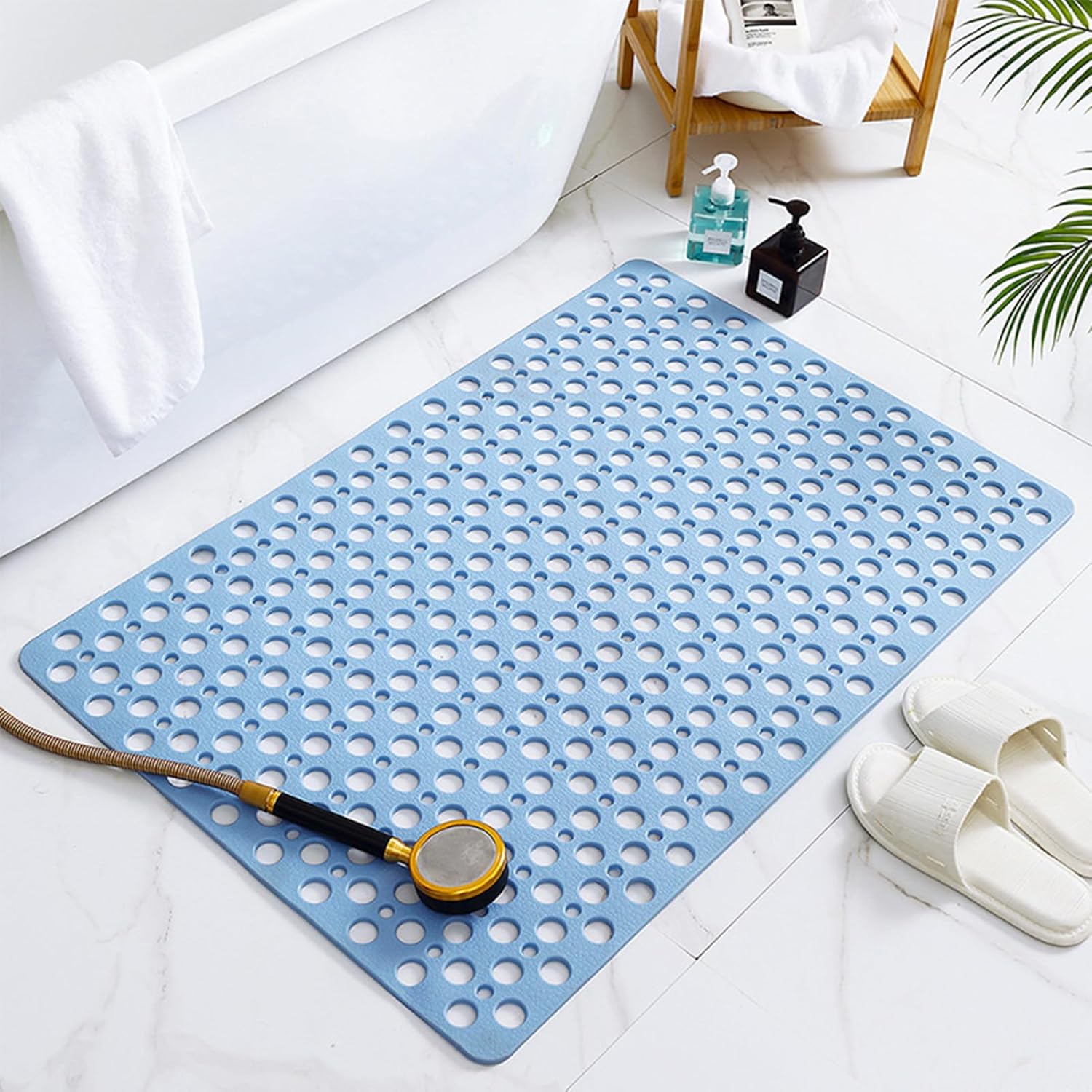Non-Slip Shower & Bathub Mat Blue