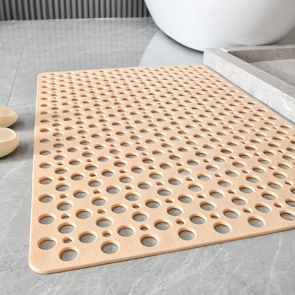 Non-Slip Shower & Bathub Mat Beige