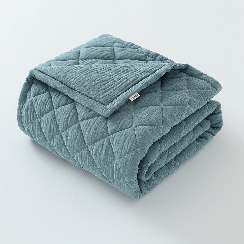 Cotton Muslin Baby Quilt – Soft & Lightweight Sage Green