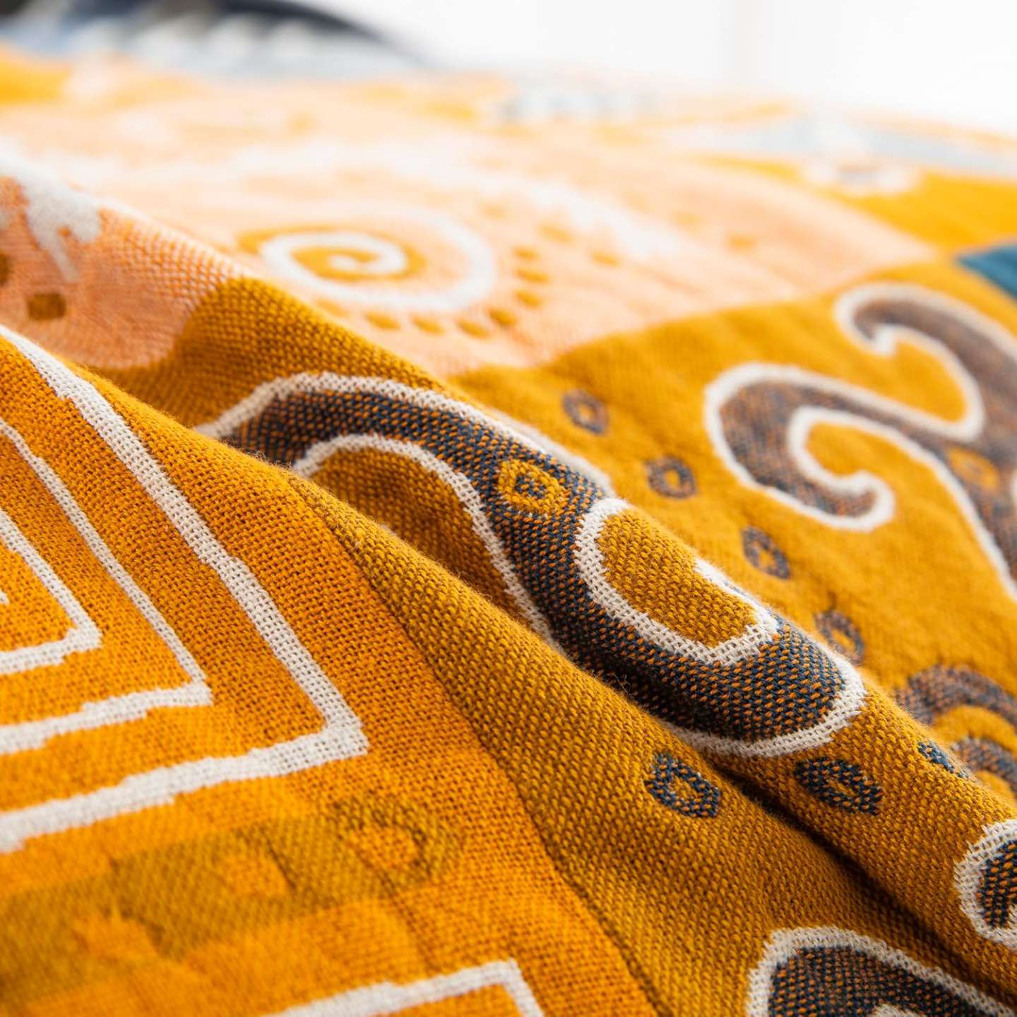 Organic Muslin Cotton Blanket - Vintage Sahara