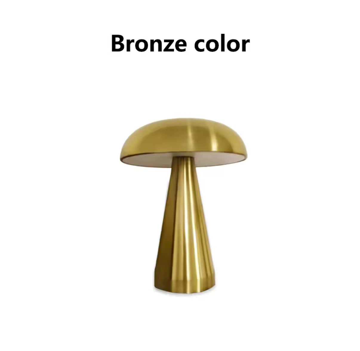 Retro Mushroom Table Lamp Bronze