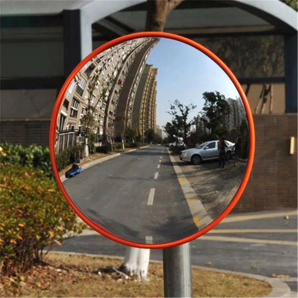 Wide-Angle Convex Wall Mirror