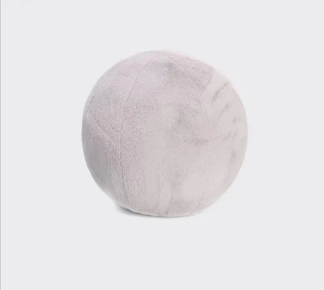 Furry Ball Plush Gray 35 cm (13.7 in)
