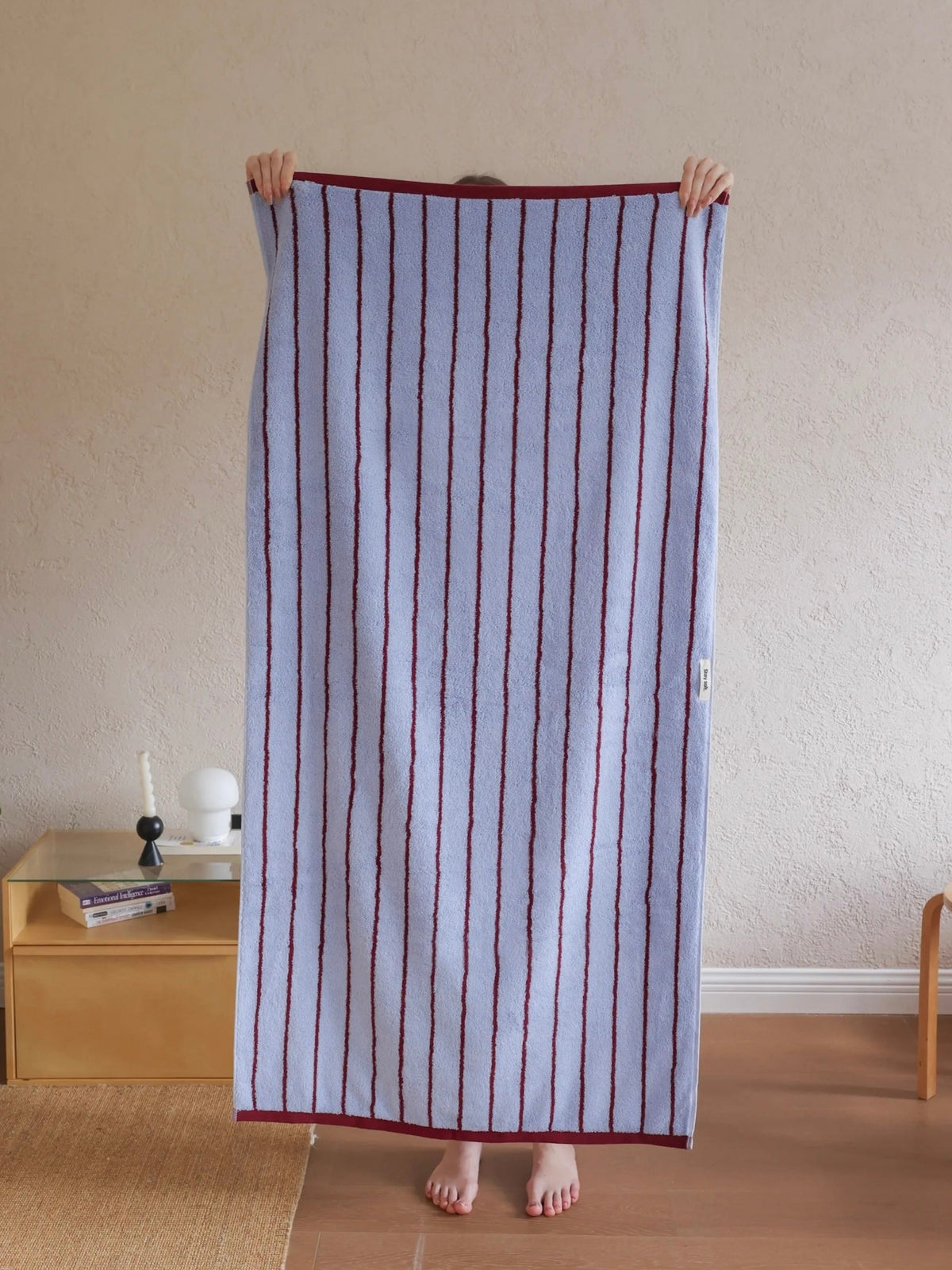Striped Bath & Hand Towel