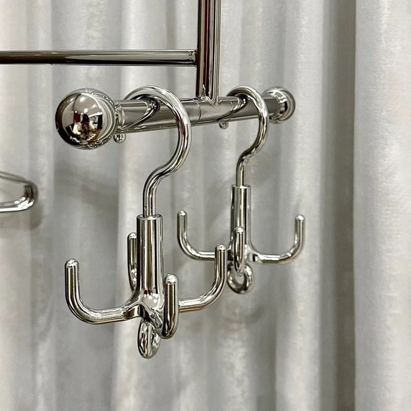 Silver Rotating Clothes Hook