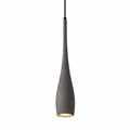 Sculpted Stone Pendant Light