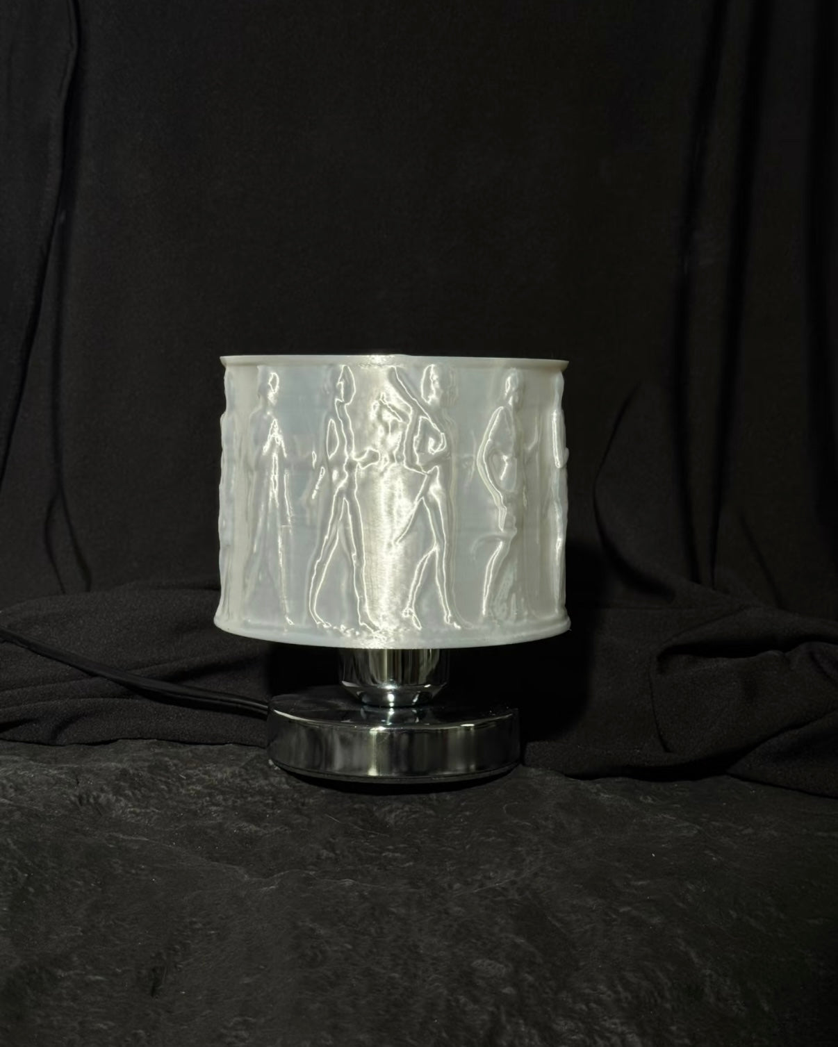 Aesthetic Relief Art Table Lamp
