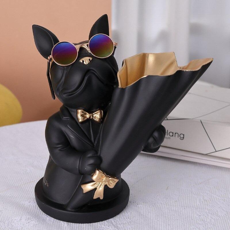 Frenchie Bulldog Woof Vase
