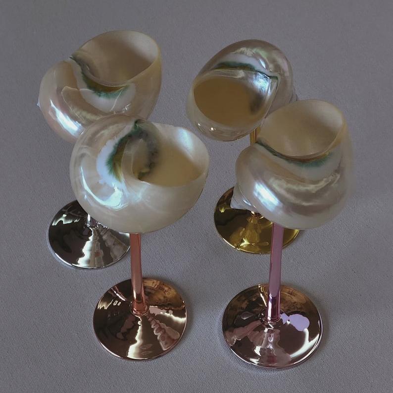 Shell Wine Glass