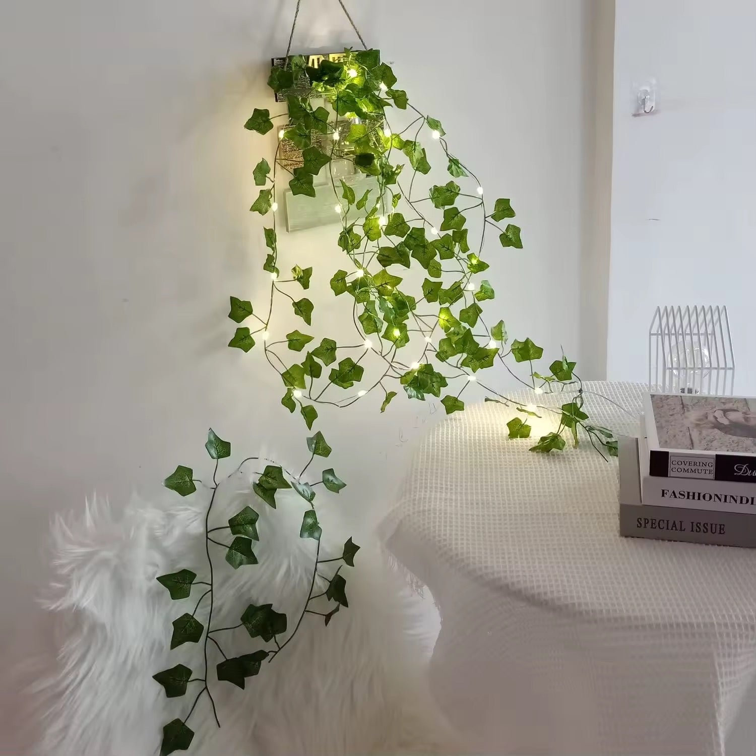 Cottagecore Floral Vine String Lights
