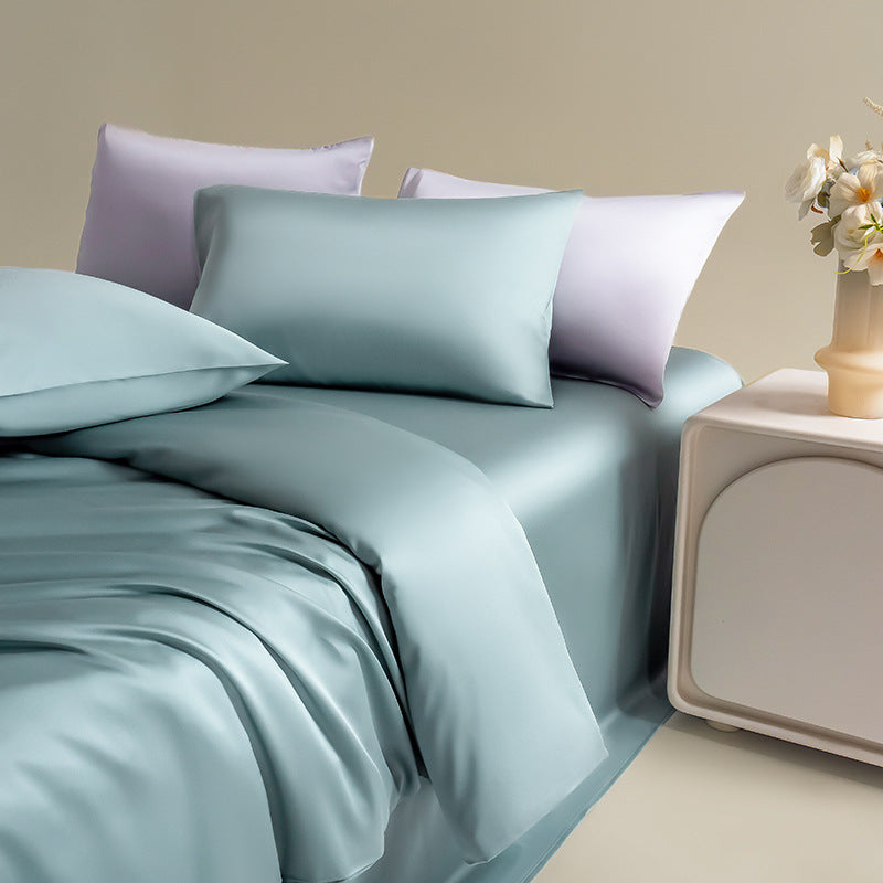 Silky Lyocell Bedding Set — Luxury Comfort Sage Green