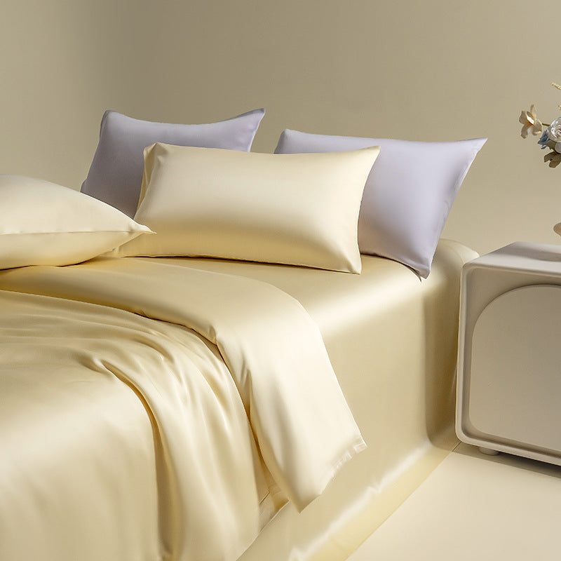 Silky Lyocell Bedding Set — Luxury Comfort Yellow