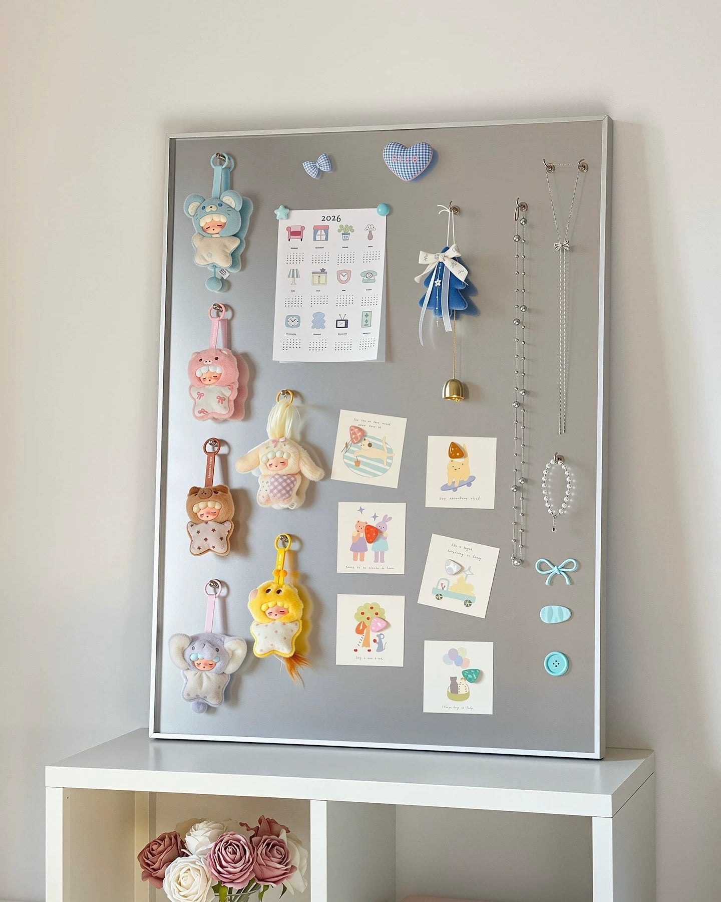 Framed Magnetic Memo Board
