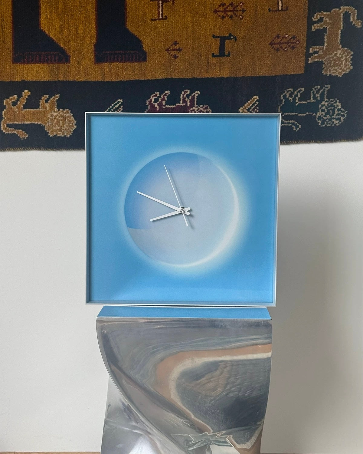 Blue Moon Wall Clock