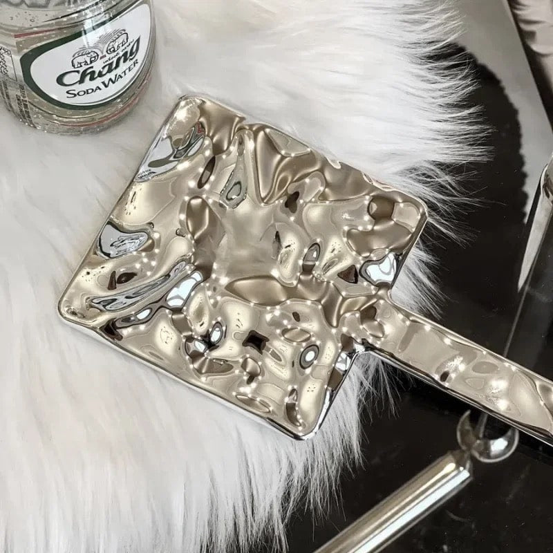 Melted Metallic Mirror