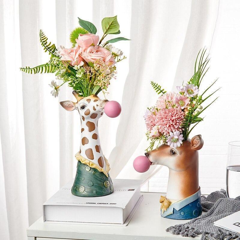 Wild Bubblegum Creature Vase