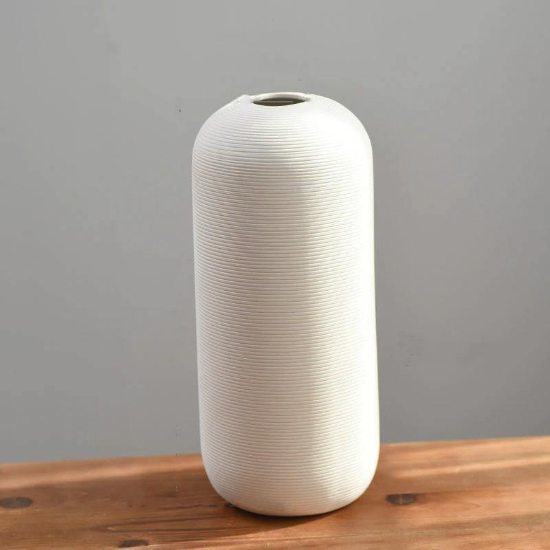 White Vase Elegance Large Silo