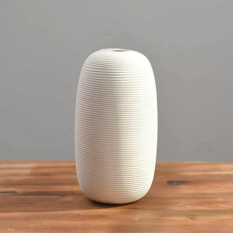 White Vase Elegance Medium Silo